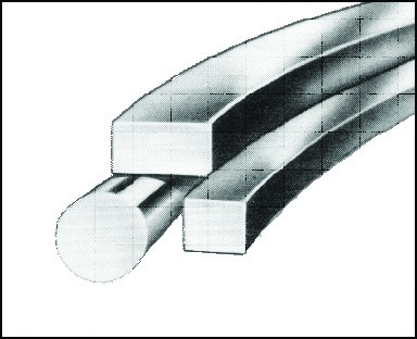 Edelstahlbogen Straight-Arch-Form II